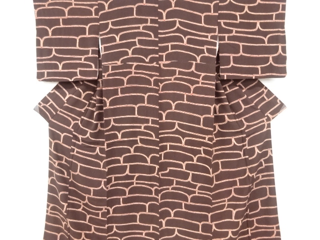 抽象模様小紋着物